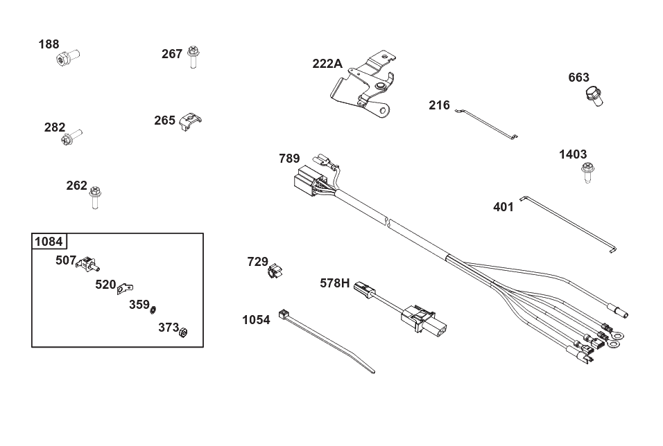 Controls Group Diagram and Parts List for 356447-0665-G1 200000 - 399999 Briggs and Stratton Engine